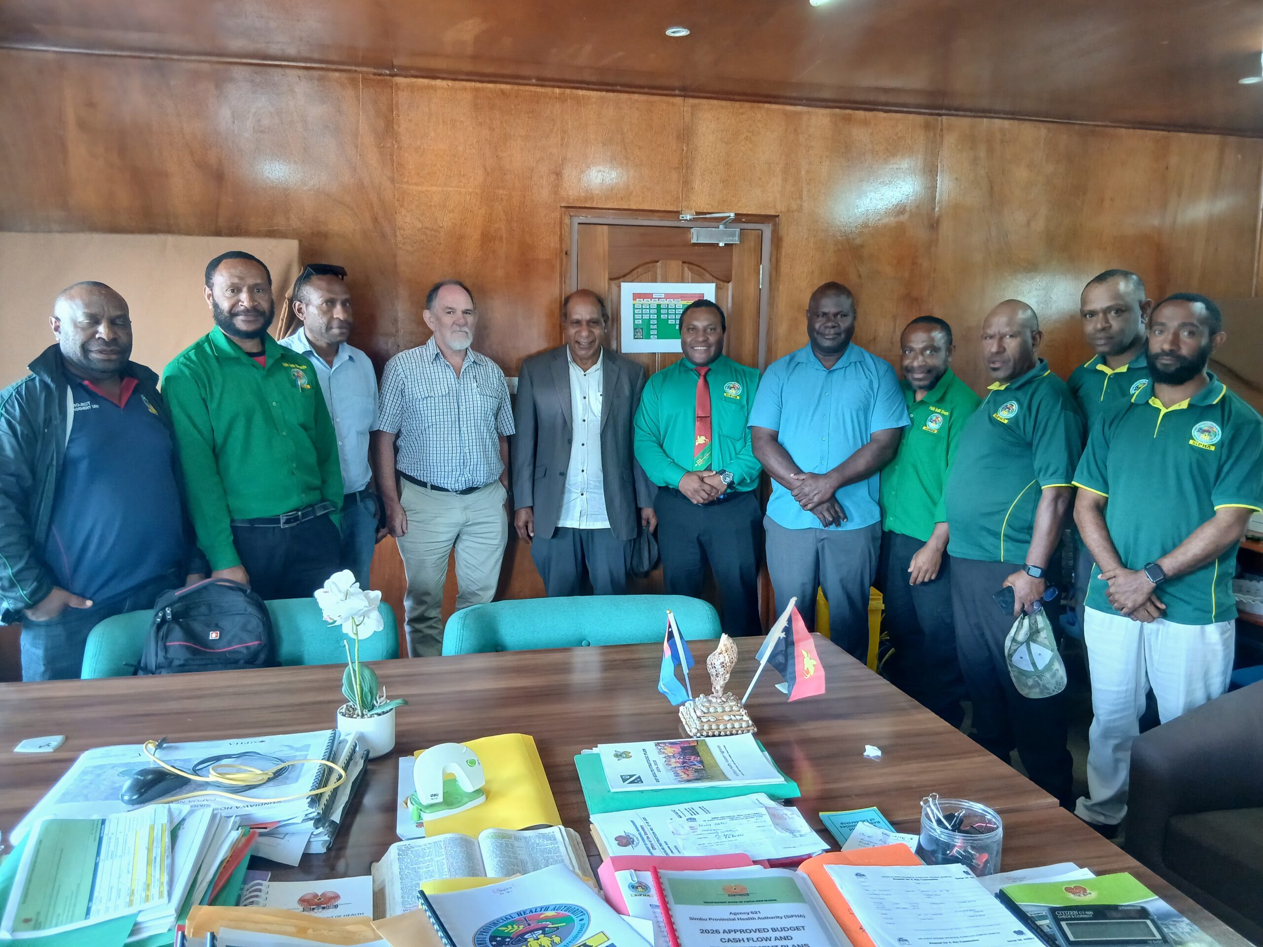 HSSDP Visits Gumine Health Centre